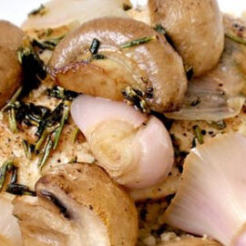 Pan-Roasted Chicken with Mushrooms and Rosemary
