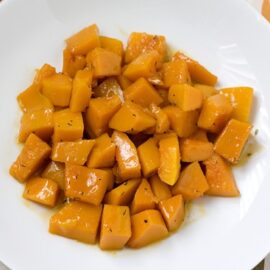 Maple-Braised Butternut Squash with Thyme