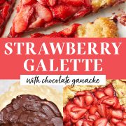 Strawberry Chocolate Galette - Handle the Heat