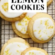 Glazed Lemon Cookies - Handle the Heat