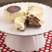 Peanut Butter Cup Cheesecake Cupcakes
