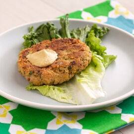 Chickpea-Brown Rice Burgers