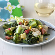Grilled California Chopped Salad with Shrimp