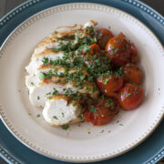Chicken with Herb-Roasted Tomatoes
