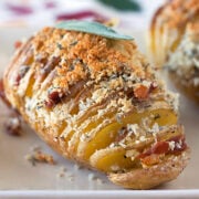 Hasselback Potatoes with Prosciutto and Sage