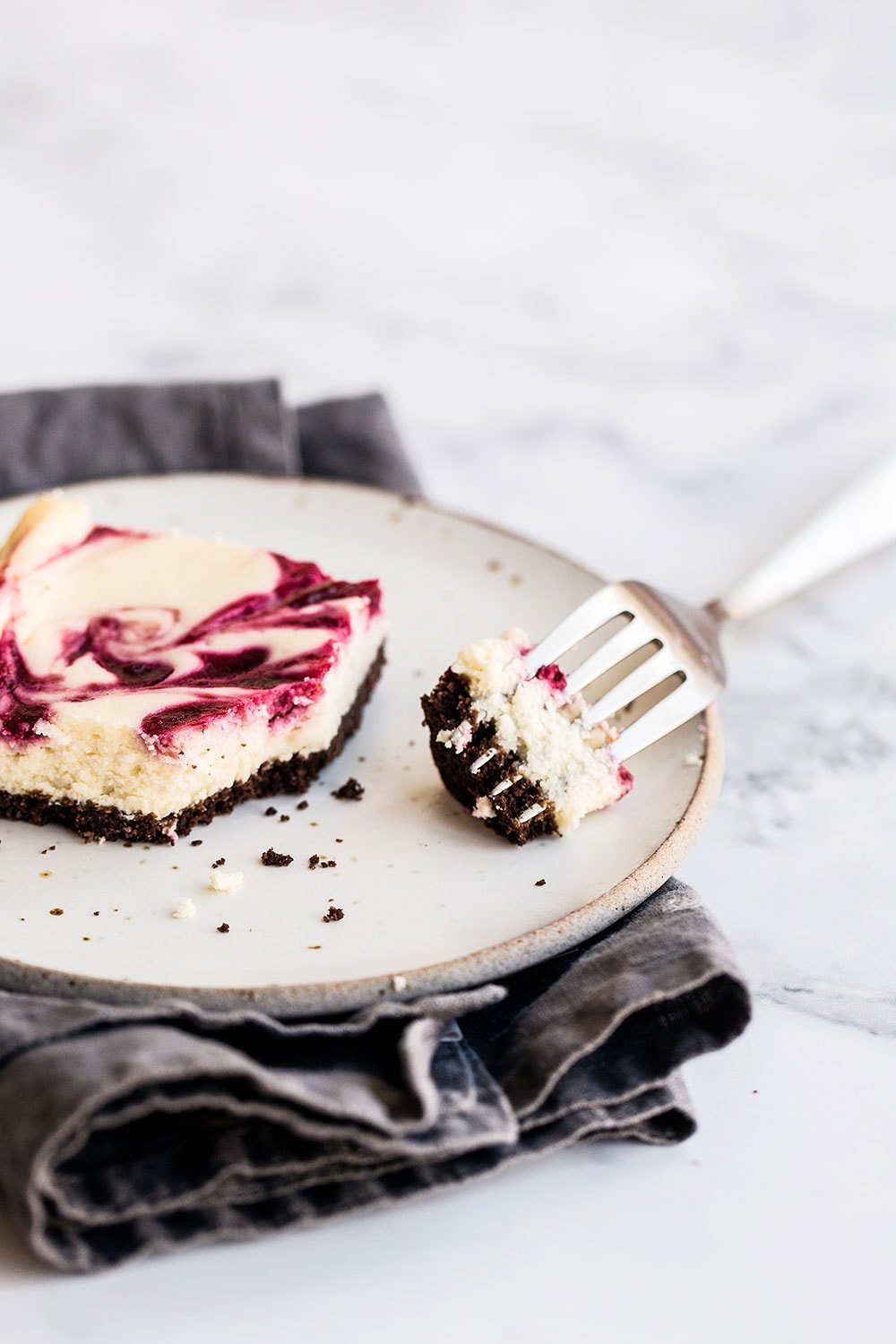 Cranberry Swirl Cheesecake Bars are tangy, sweet, fresh, and rich. They look almost as good as they taste!