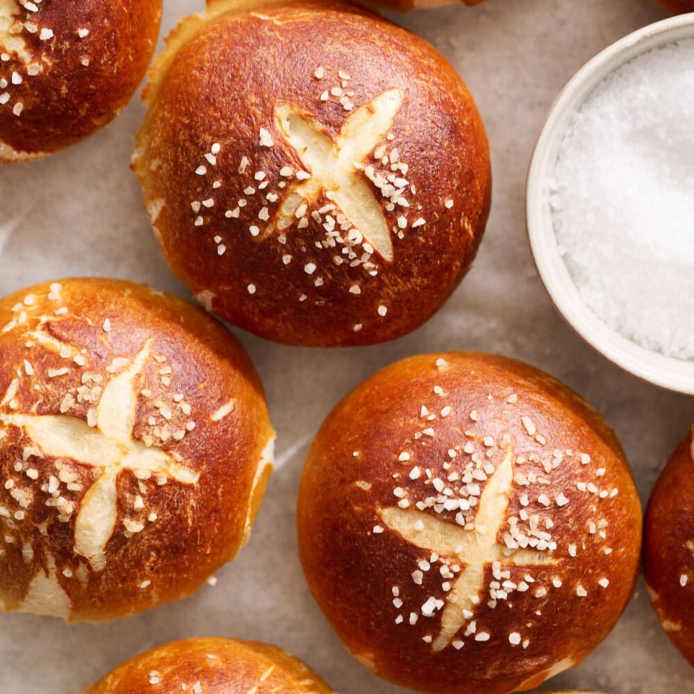 Pretzel Buns