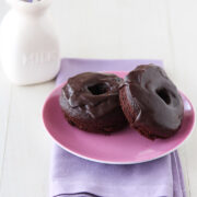 Baked Chocolate Fudge Donuts