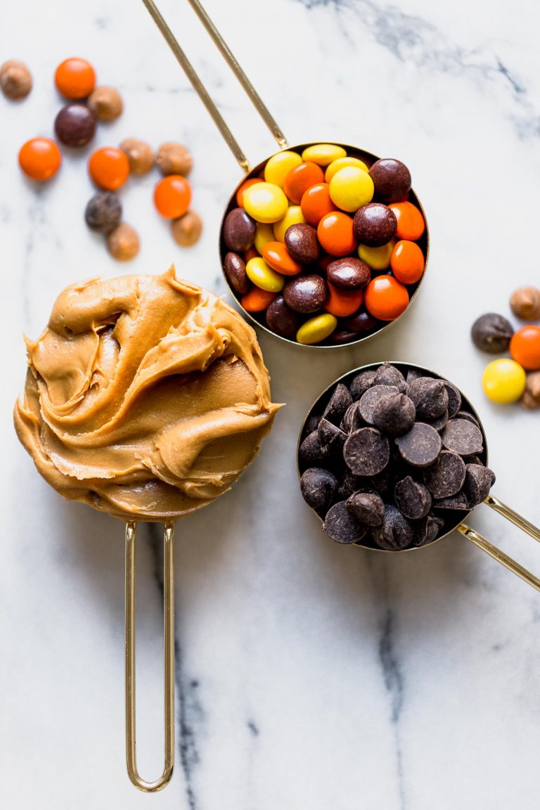 Giant Reese's Pieces Chocolate Chip Cookies