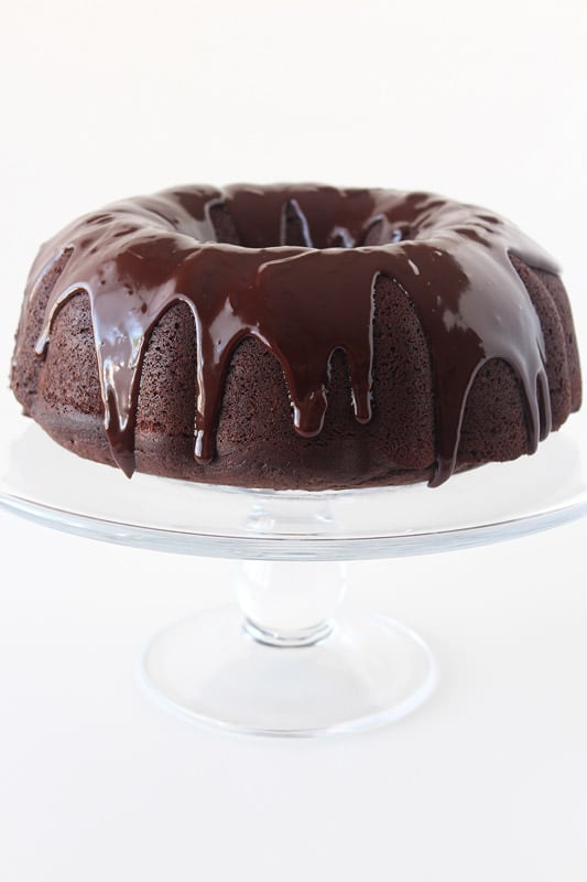 Chocolate Sour Cream Bundt Cake from Handle the Heat