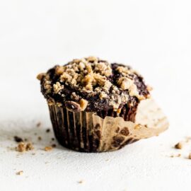 Chocolate Coffee Toffee Crunch Muffins
