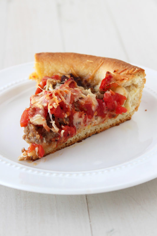 Deep Dish Pizza from HandletheHeat.com