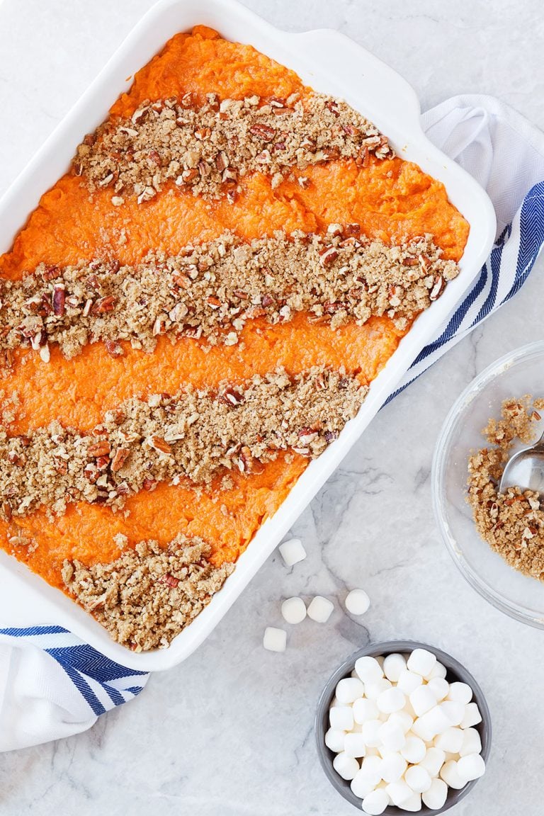 Crowd-Pleasing Sweet Potato Casserole - Handle the Heat