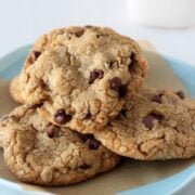 Biscoff Browned Butter Oatmeal Chocolate Chip Cookies
