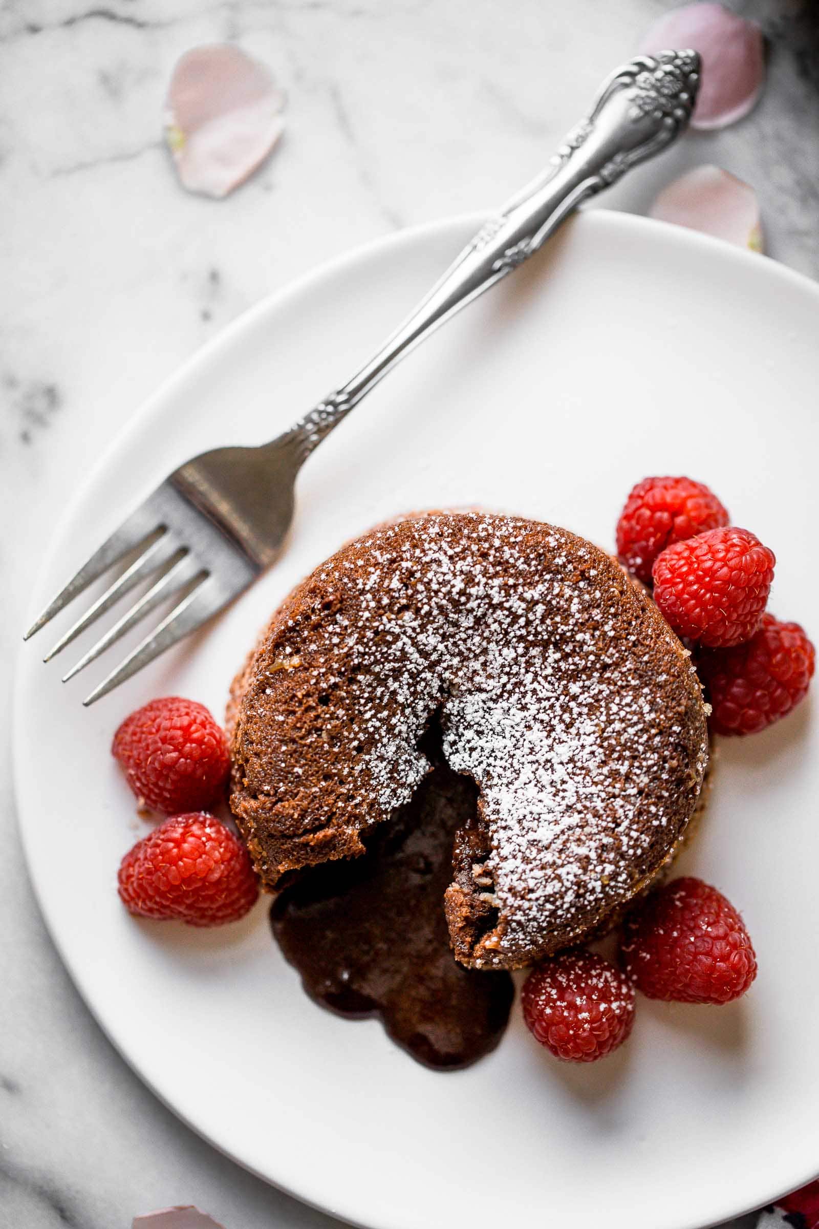 Molten Chocolate Lava Cakes are perfect for Valentine's Day and can be made ahead of time!