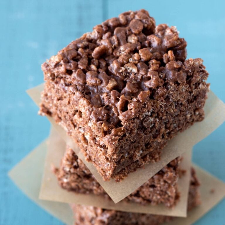 Easy Nutella Peanut butter Rice Crispy Treats