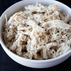 Super Easy Slow Cooker Shredded Chicken