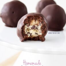 Homemade Cookie Dough Brownie Bombs