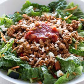 Healthy Turkey Taco Salad