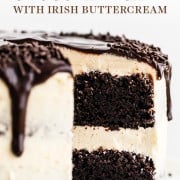 Guinness Chocolate Cake with Irish Buttercream