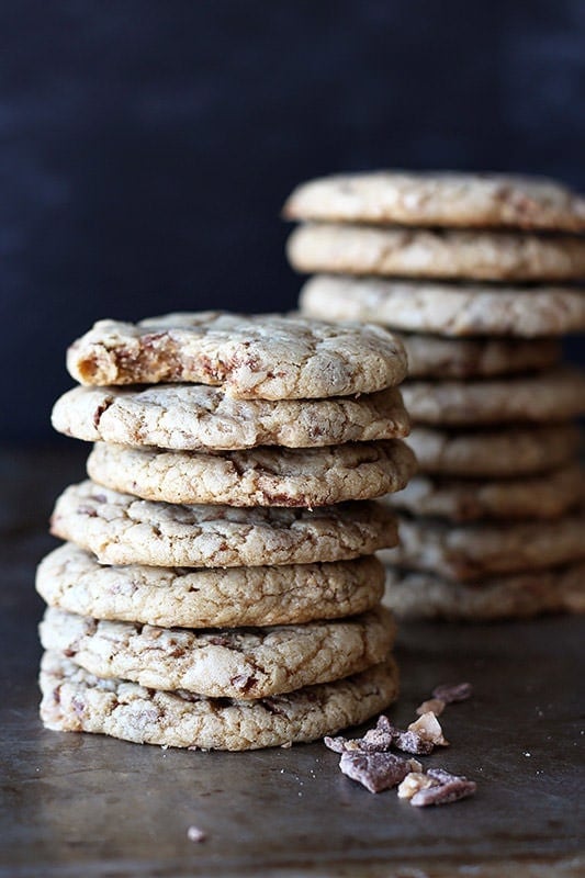 Brown Sugar Toffee Cookies