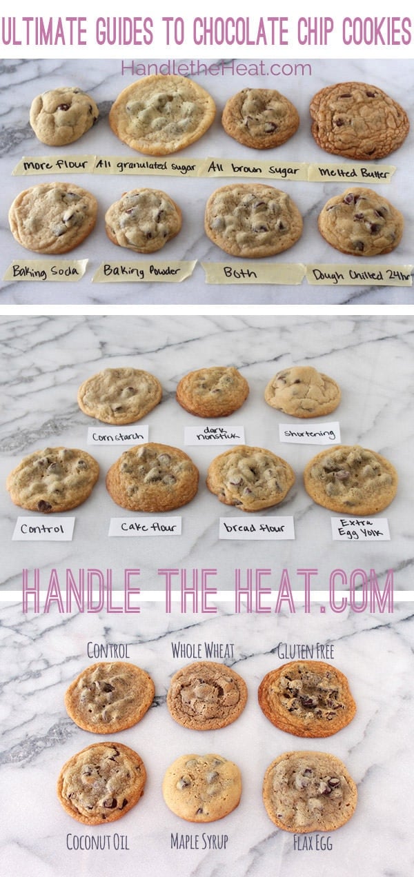 Ultimate Guides to Chocolate Chip Cookies Parts 1, 2, and 3!