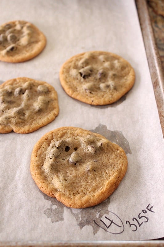 Ultimate Guide to Chocolate Chip Cookies Part 4 - 325°F