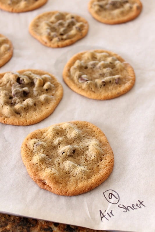 Ultimate Guide to Chocolate Chip Cookies Part 4 - Air Baking Sheet