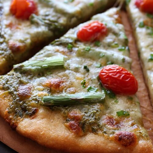 Whole Wheat Spring Pizza