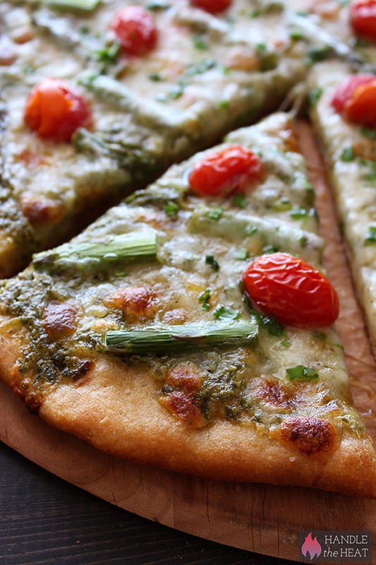 Whole Wheat Spring Pizza 