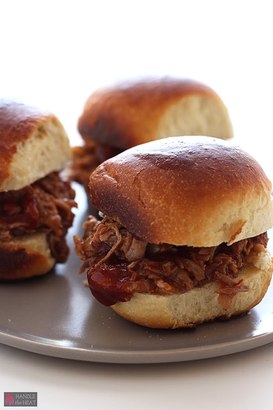 Slow Cooker Beer Pulled Pork - perfect for BBQ sandwiches!