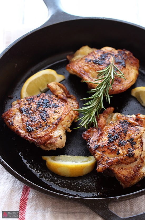Crispy Chicken Thighs - we loved this!!