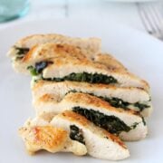 Spinach and Feta Stuffed Chicken - 30 minute recipe!