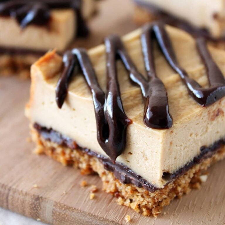 Chocolate Peanut Butter Pretzel Cheesecake Bars