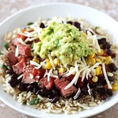 Copycat Steak Burrito Bowl Recipe