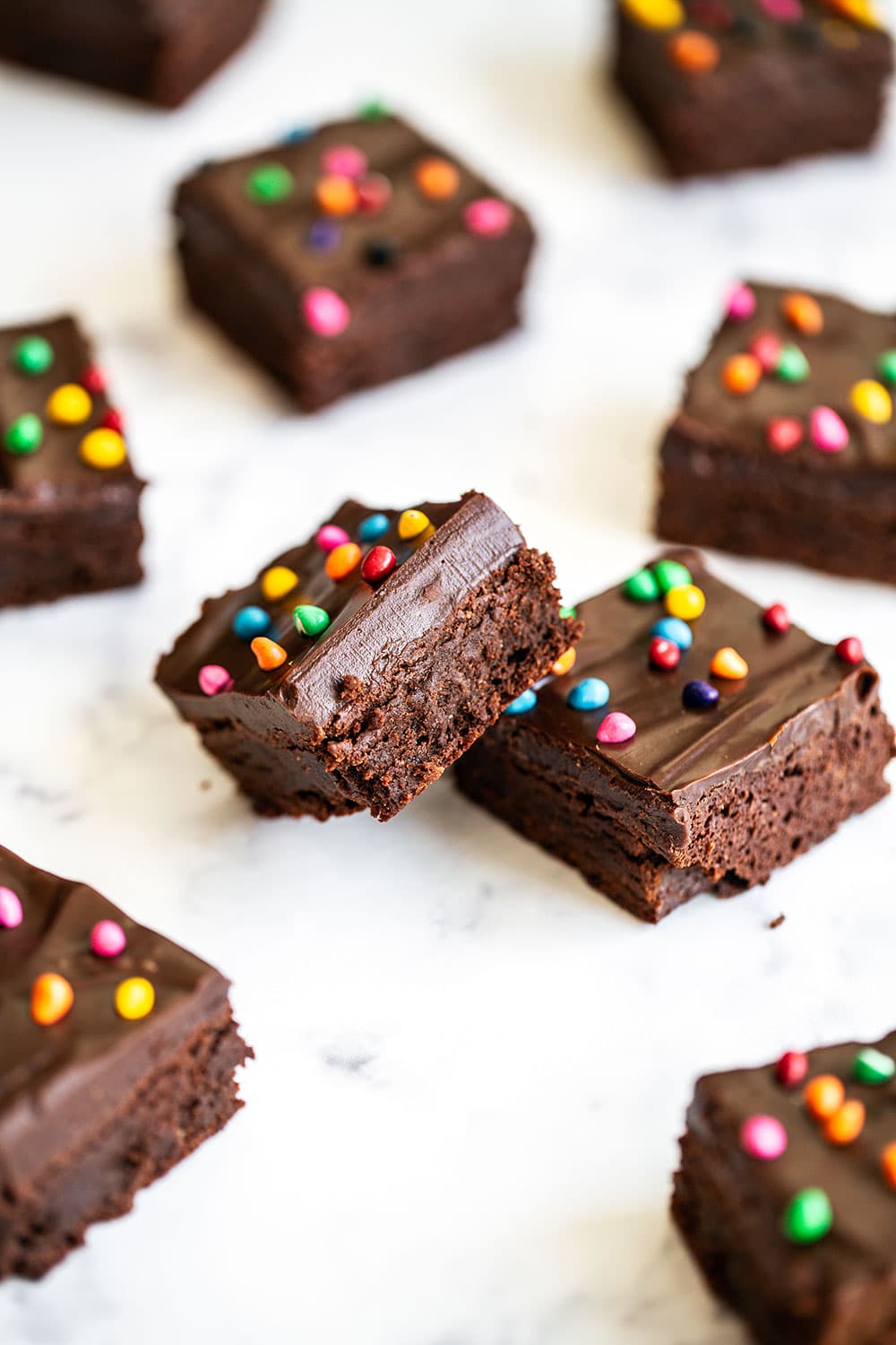 Cosmic brownies with sprinkles on top