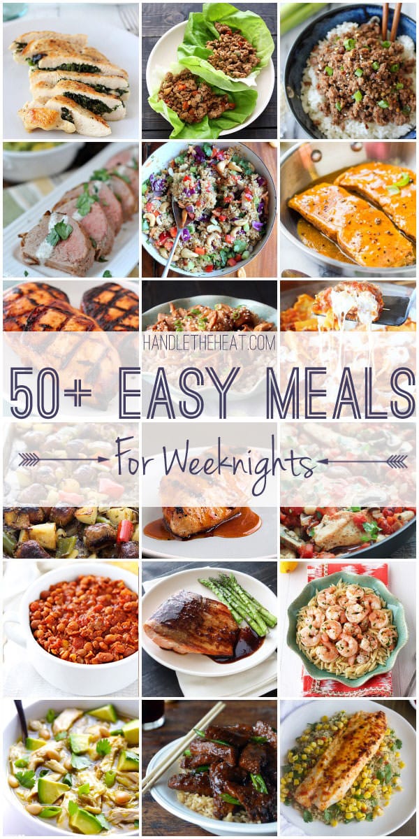 50+ Easy Meal Recipes for Fresh Weeknight Cooking
