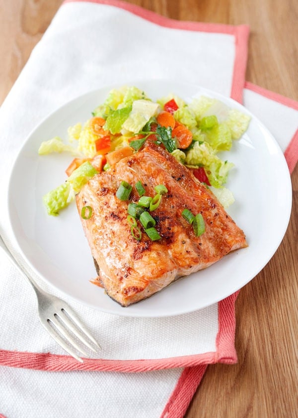 Quick Broiled Ginger Salmon