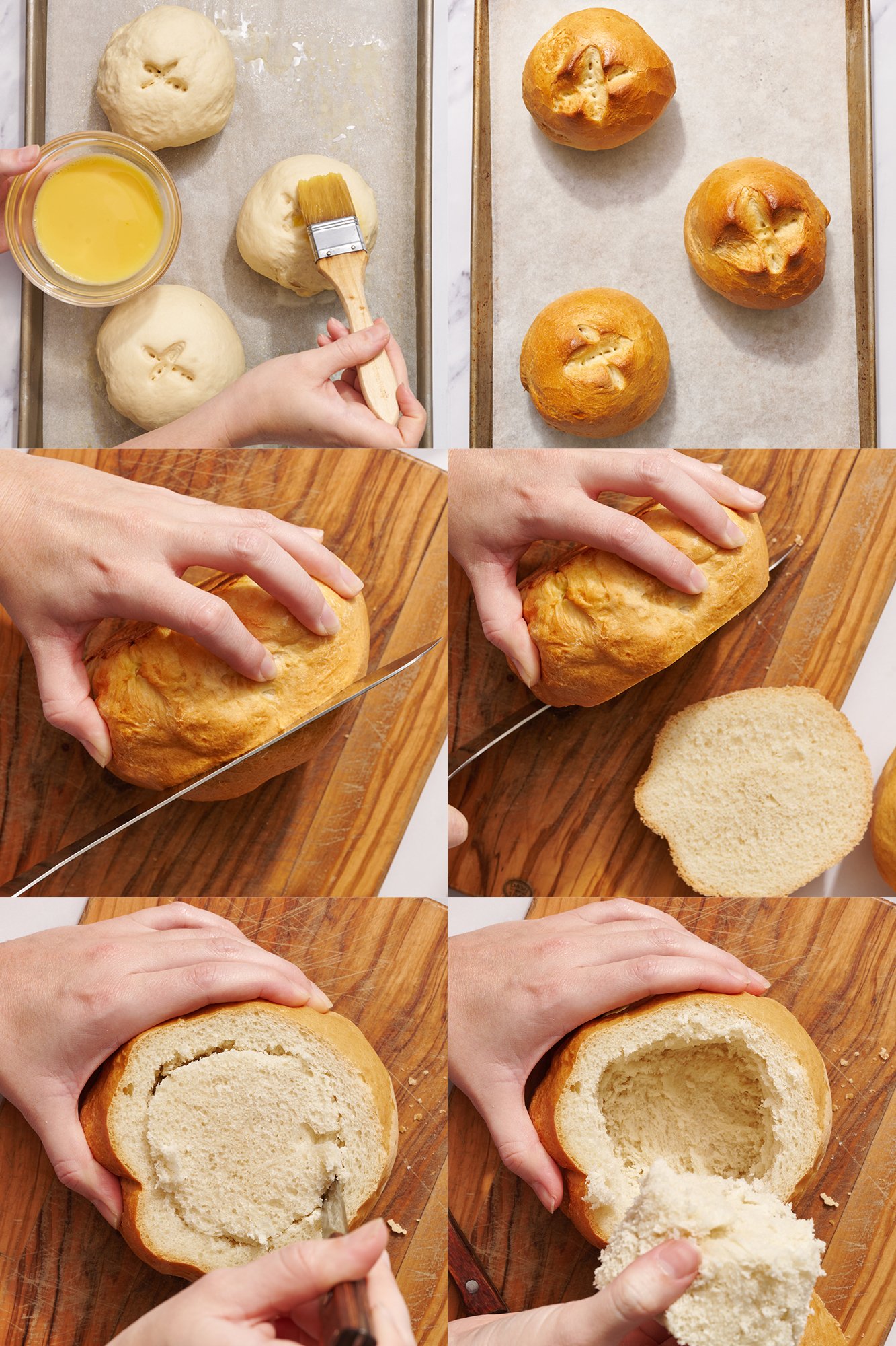 Homemade Bread Bowls - Sally's Baking Addiction