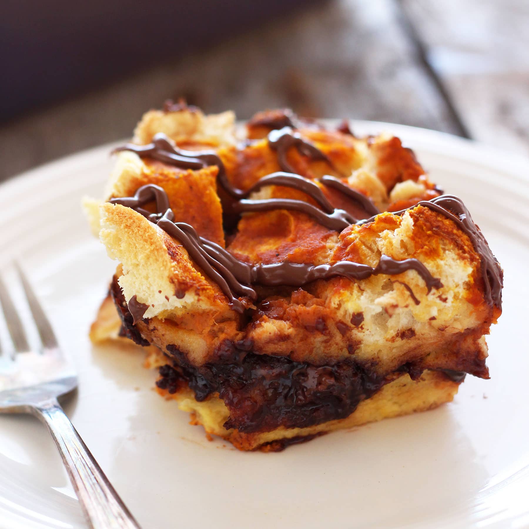 Baked Pumpkin Nutella French Toast