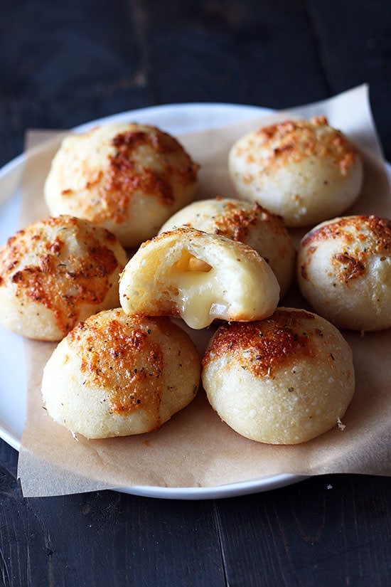 Cheese Stuffed Garlic Rolls