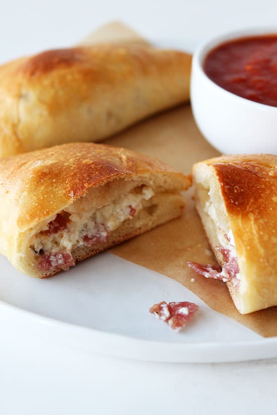 Mini Calzones - you can't beat that meaty cheesy filling!