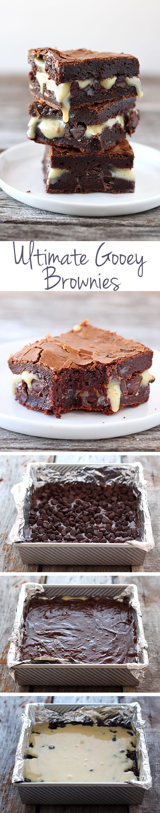 Ultimate Gooey Brownies - ridiculously amazing!
