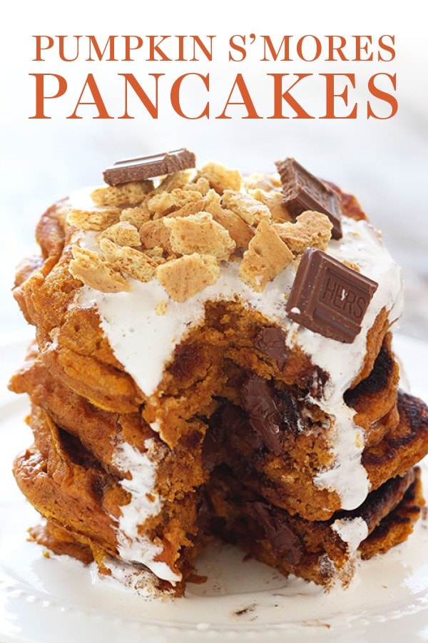 Pumpkin S'mores Pancakes Handle the Heat
