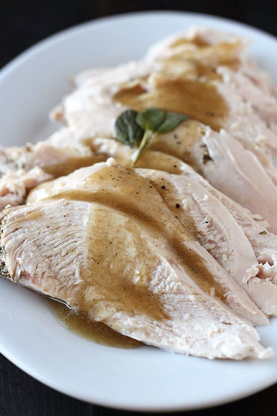 Slow Cooker Turkey Breast - so tender and juicy!