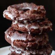 Homemade Chocolate Old-Fashioned Doughnuts