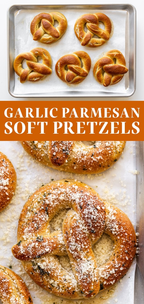 Garlic Parmesan Pretzels - Soft & Chewy | Handle The Heat