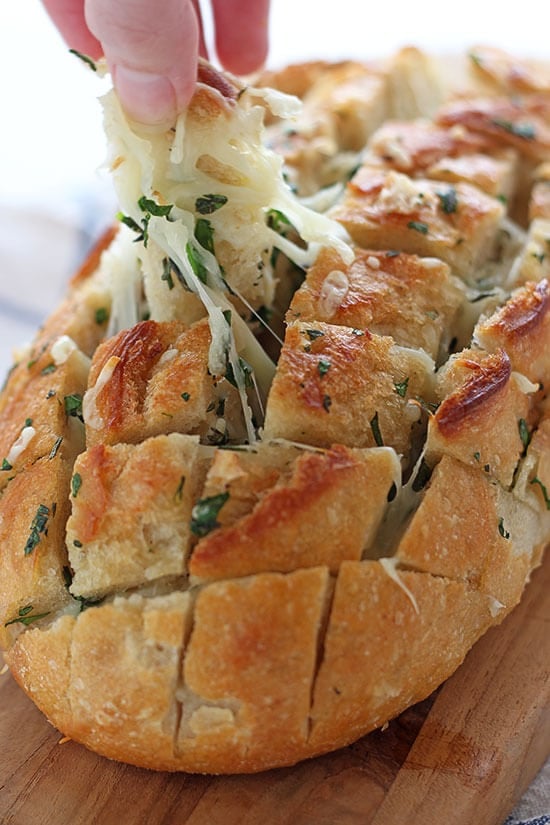 The BEST BREAD I've ever eaten!! So cheesy, buttery, and flavorful!! Crowd pleasing recipe.