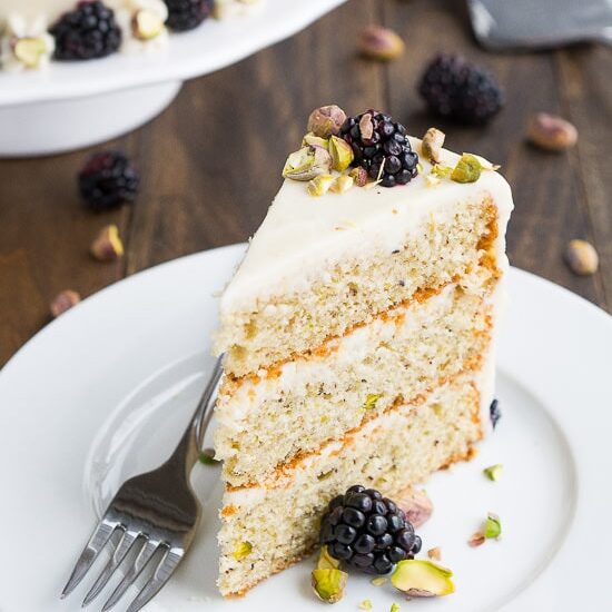 Made-from-scratch 3-Layer Pistachio Cake