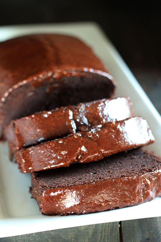This Chocolate Pound Cake recipe is ultra rich, fudgy, and loaded with chocolate flavor!